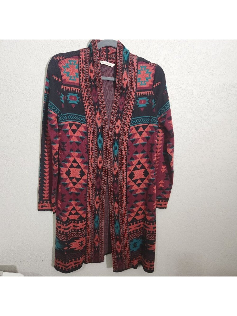 Soft Surroundings Cardigan XS Quilted Western